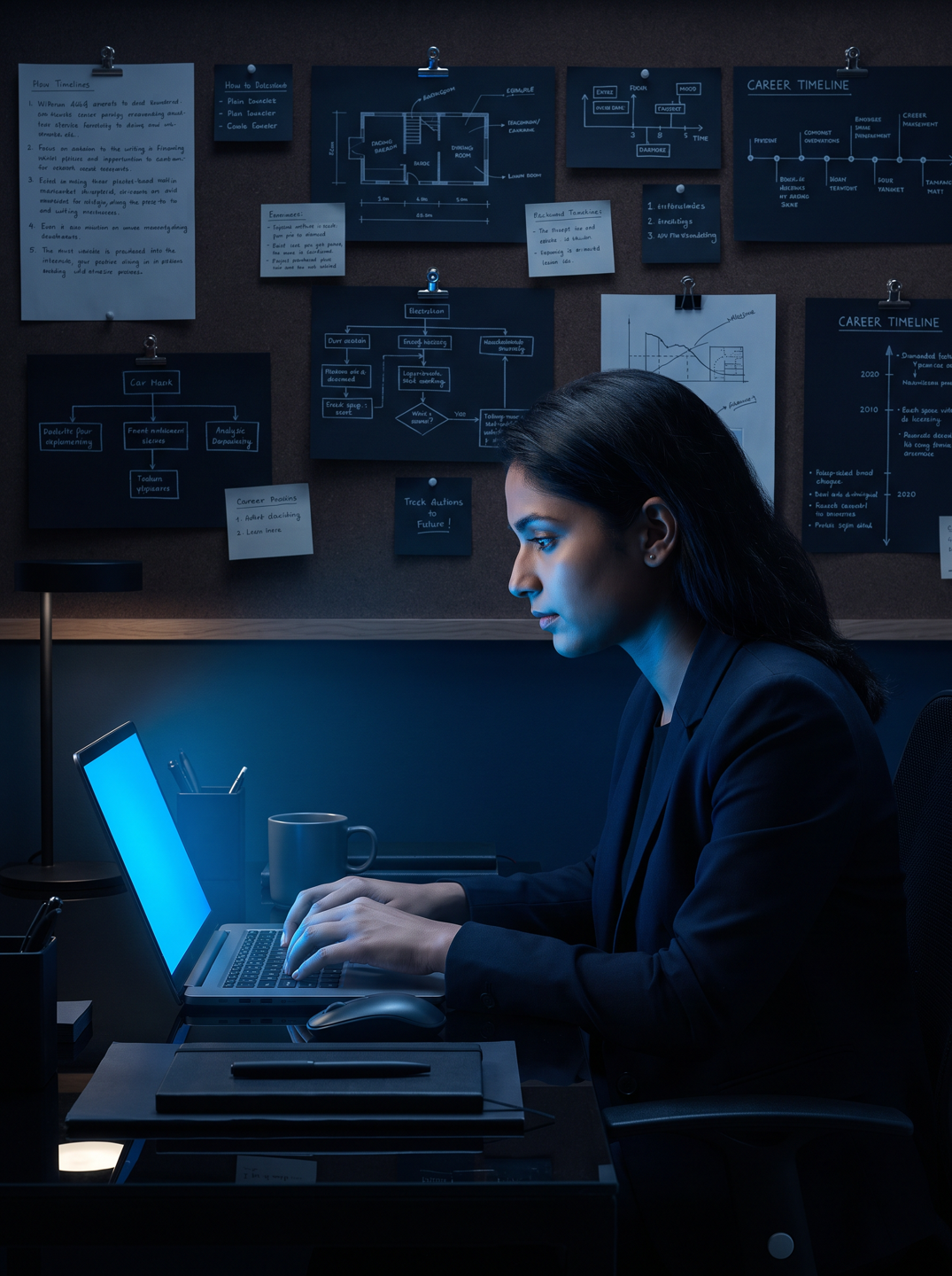 A professional at work, building their digital twin on Sane Observer